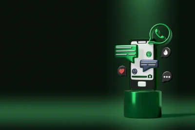 Imagem ilustrativa sobre cobrança por mensagem no WhatsApp, destacando estratégias de comunicação eficazes para não perder clientes, com foco em adaptação na plataforma.